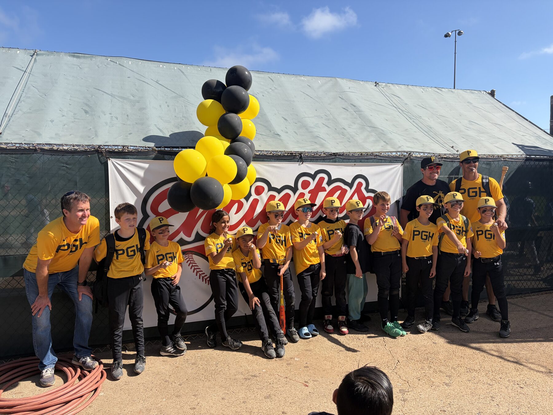 ELL Pirates players celebrating their championship season